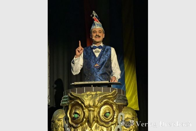 Satirisches Debüt: Felix Heeg begeisterte mit seinem ersten Protokoll und trat damit die Nachfolge von Gregor Stark an.