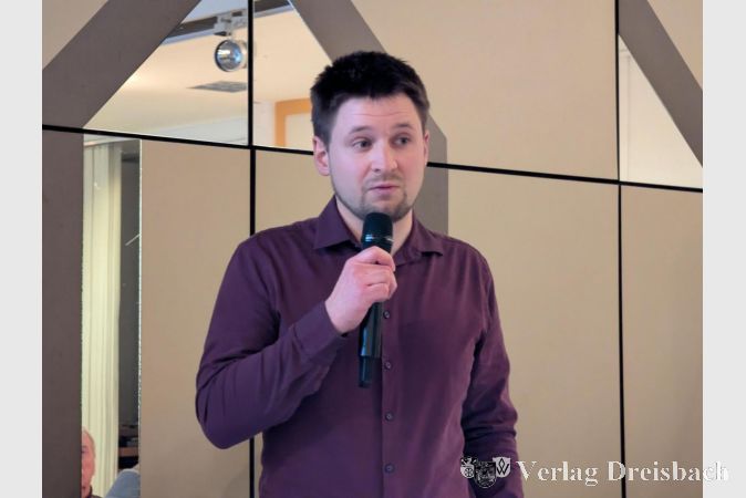 Georg Hiltl, Projektleiter Syna, während der Präsentation.