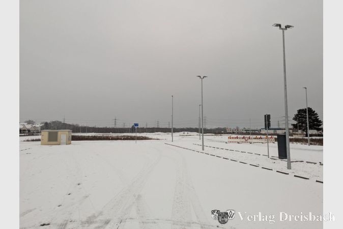 Das "Krifteler Wäldchen" in weißer Pracht. Ob dort in einem Jahr immer noch eine von Baustellenverkehr ungetrübte Schneelandschaft liegen wird?