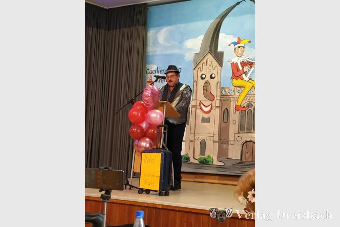 Foto: privat
Clemens Schäfer bei seiner Büttenrede.