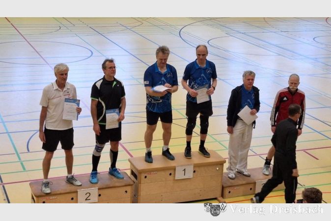 Foto: privat
Beim Herrendoppel reichte es mit Stefan Schmitt vom TV Soden Stolzenberg für Platz 2.