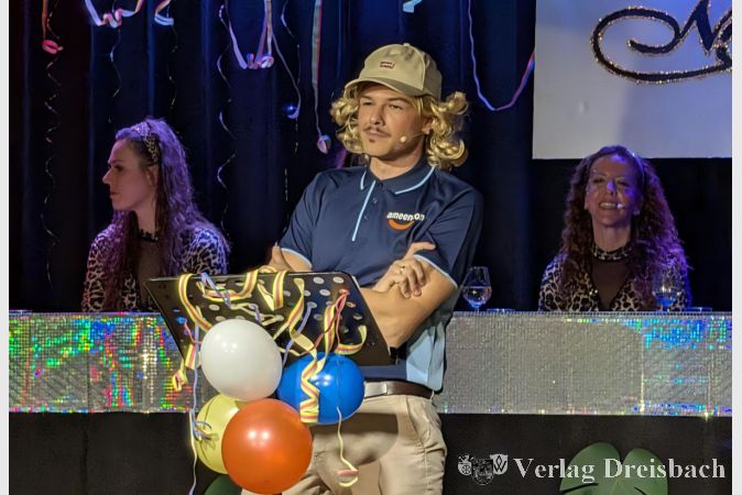 Foto: nab
Treffsicher beobachtet: Maurice Müller nahm als Ameezon-Bote den Alltag augenzwinkernd ins Visier.