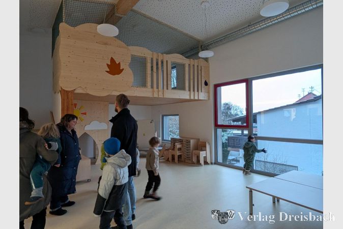 Foto: nab
Helle, freundlich gestaltete Gruppenräume prägen den Neubau der Kindertagesstätte St. Katharina in Wicker.