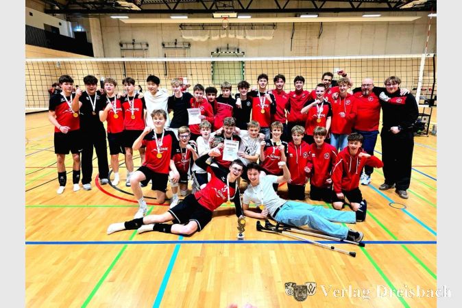 Foto: TuS Kriftel
U16m: Das 1. Team wurde erneut Hessenmeister, Kriftel 2 hervorragender Fünfter.