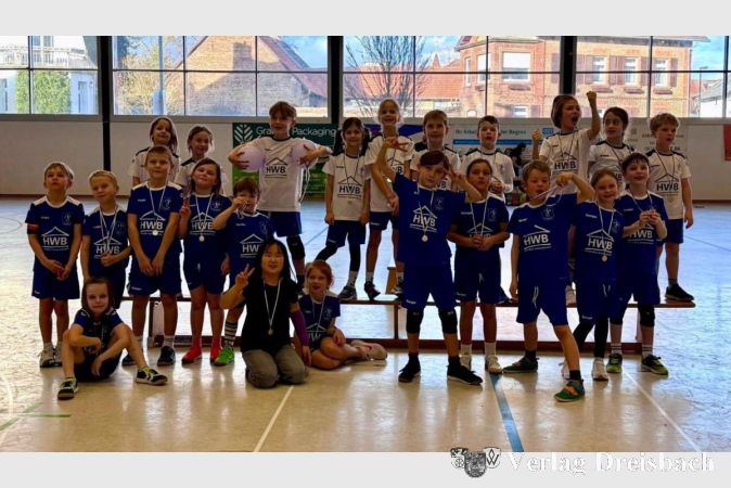 Foto: privat
Alle zusammen ein Team: die F2 beim Heimspielfest.