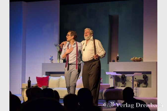 Foto: mpk
Im Laufe des turbulenten Abends freundeten sich Gabriel in seiner Rolle als Verlobter und "Big Daddy" immer mehr an,