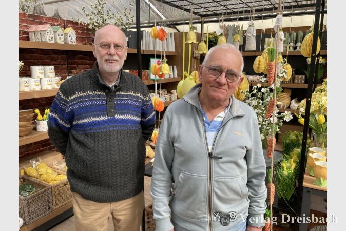 Foto: hl
Herzlich willkommen! Hans-Georg Mundschenk (links) und Ernst Langhammer freuen sich auf viele Gäste am Samstag, 28. März.