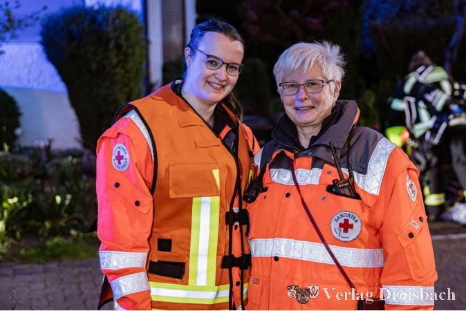 Foto: DRK Ortsverein Kriftel
Alicia Seeharsch und Monika Beisheim.