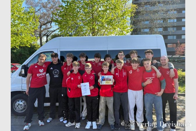 Foto: TuS Kriftel
Mit dem 9. Platz fuhren die Krifteler Nachwuchsathleten stolz nach Hause.