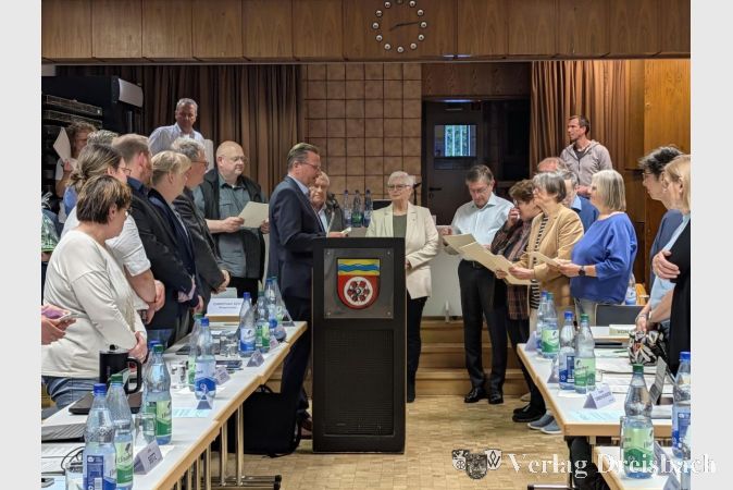 Foto: nab
Vereidigung der ehrenamtlichen Beigeordneten.