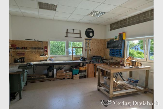 Foto: mpk
Die Holzwerkstatt im PSZ ermöglicht die Ausübung vieler handwerklicher Arbeiten.