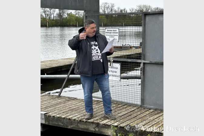 Foto: Segelclub
Thorsten Jung, 2. Vorsitzender Segelclub Hochheim beim Ansegeln
