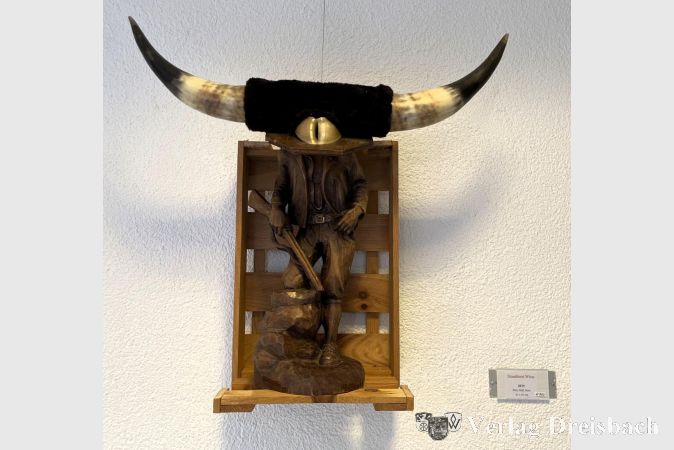 Foto: vdL
Wandrelief "Staatsforst Wien" aus Holz, Stoff und Horn aus dem Jahre 2019.