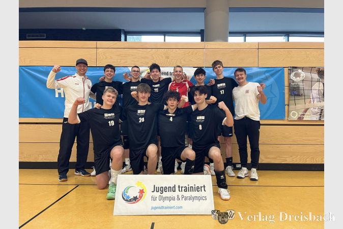 Foto: MTS
Die U18-Volleyballer der MTS in Hofheim reihen sich unter die besten zehn Schulteams in Deutschland ein.