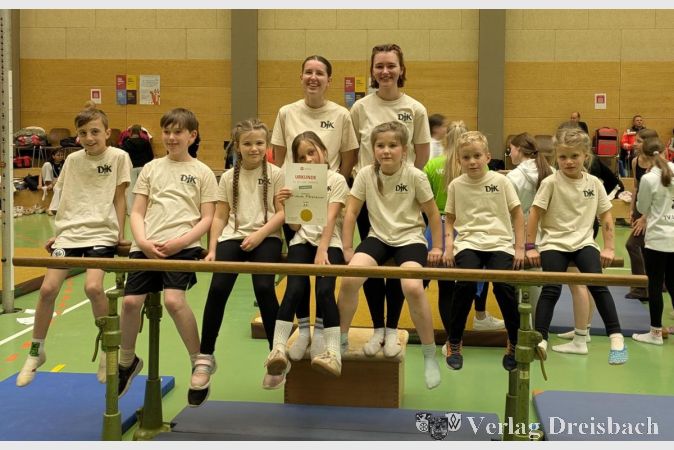 Foto: vb
Die DJK Flörsheim hatte sieben Kinder und zwei Trainerinnen als Delegation der Flörsheimer Turner nach Limburg entsandt.