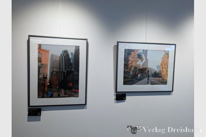 Foto: mpk
Zwei Fotografien aus Boston: Links "Franklin Street Glow", rechts "Boston Reflections".