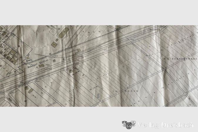 Foto: Heimatmuseum
Das Areal des "Krifteler Wäldchens" auf einem Stadtplan aus dem Jahre 1929.