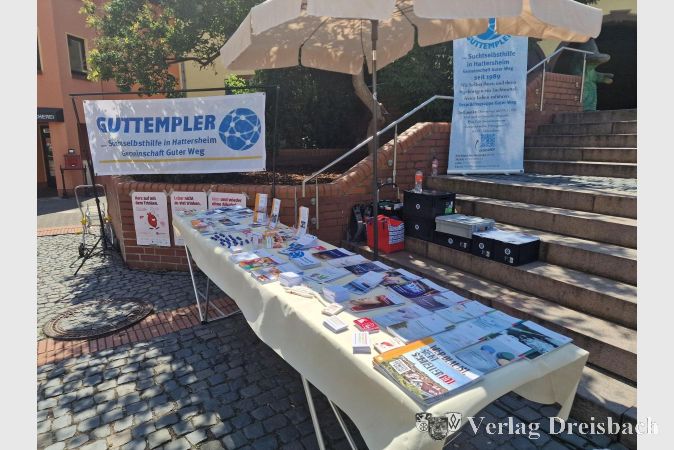 Foto: privat
Die Selbsthilfegruppe hatte eine Vielzahl an Informationsmaterial mitgebracht.