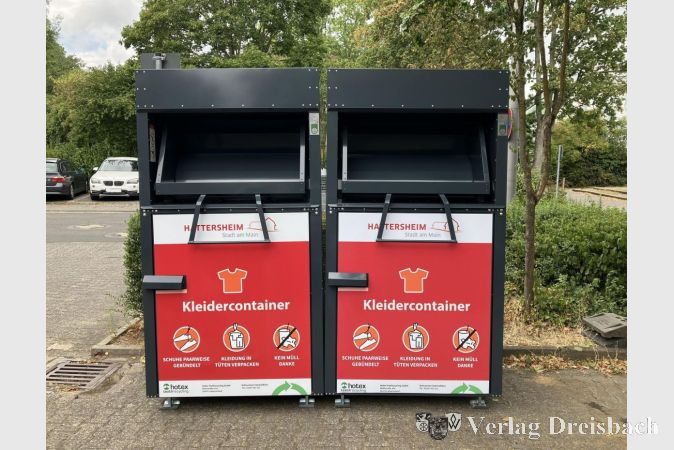 Foto: Stadt Hattersheim
Städtische Sammelbehälter am Karl-Eckel-Weg.