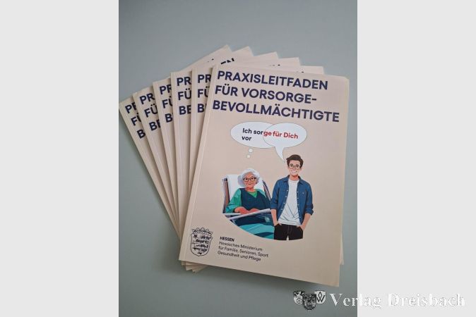 Foto: Gemeinde
Die Broschüre „Ich sorge für Dich vor“ des Hessischen Ministeriums für Familie, Senioren, Sport, Gesundheit und Pflege.