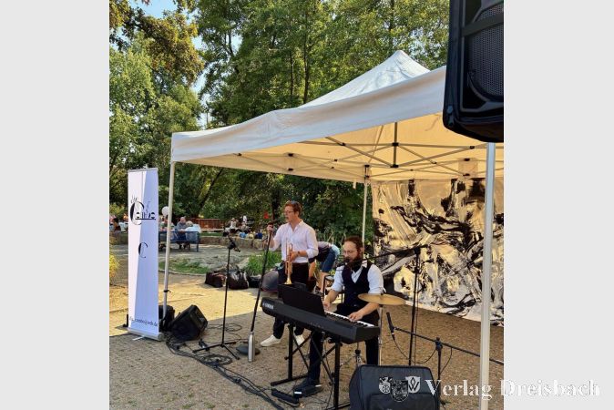 Foto: vdL
"Die Combo" mit Janik und Philip von der Band "Stygium".