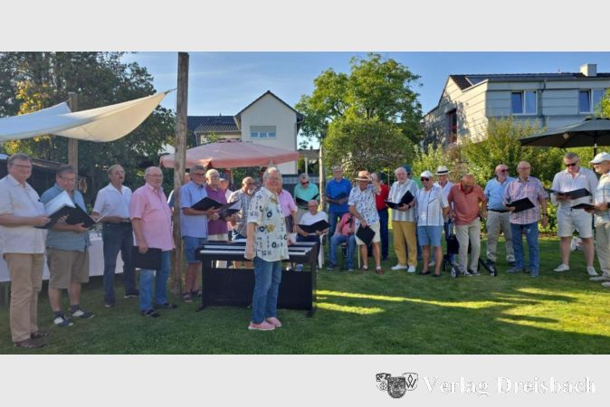 Foto: pm
Der Garten von Rosi und Dieter Preußler ist traditioneller Ort des Sommerfestes des GV Volksliederbundes.