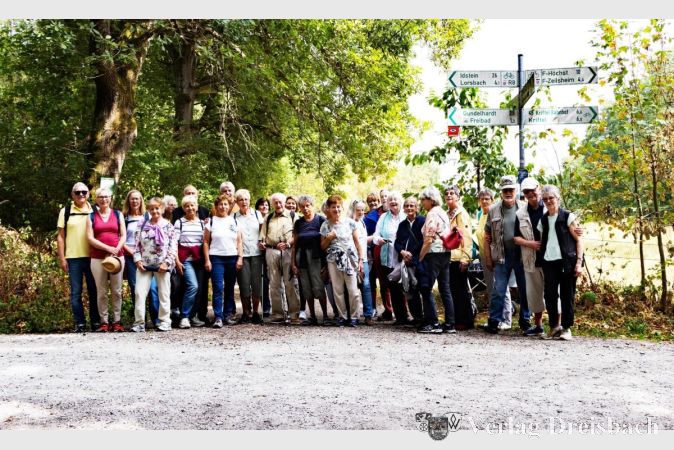 Foto: Gert Gutberlet
Die fröhliche Wandergruppe aus Kriftel unterwegs am Mittwoch, 26. August.