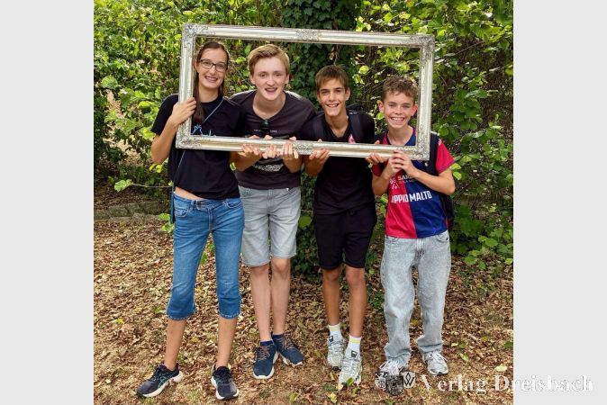 Foto: vdL
Die Jungfotografen Milena, Felix, Marlon und Kieran.