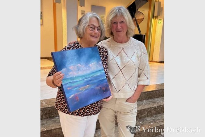 Foto: vdL
Das Bild "Landschaft" von Ingrid Franke wechselte die Besitzerin.