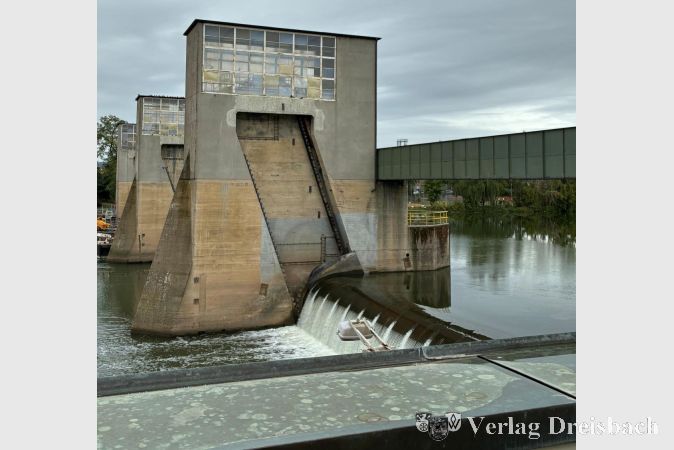 Foto: Stadt Hattersheim
Industriedenkmal an der Staustufe: Das Eddersheimer Kraftwerk.