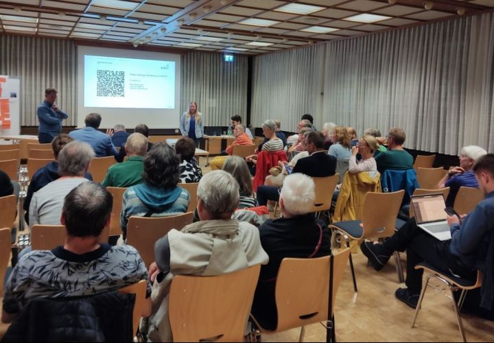 40 Bürgerinnen und Bürger nutzten am Dienstagabend die Gelegenheit, sich an der Erstellung des Klimaschutzkonzepts für Kriftel zu beteiligen.