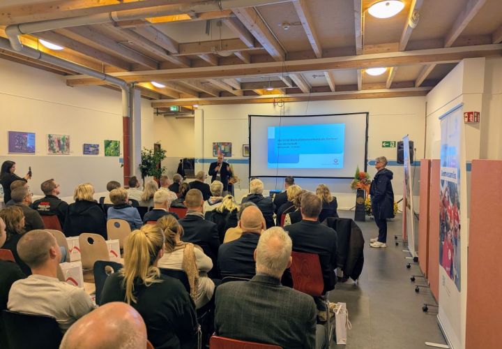 Das Interesse der hiesigen Gewerbetreibenden am "Business Talk" in den Hattersheimer EVIM-Räumlichkeiten war groß.